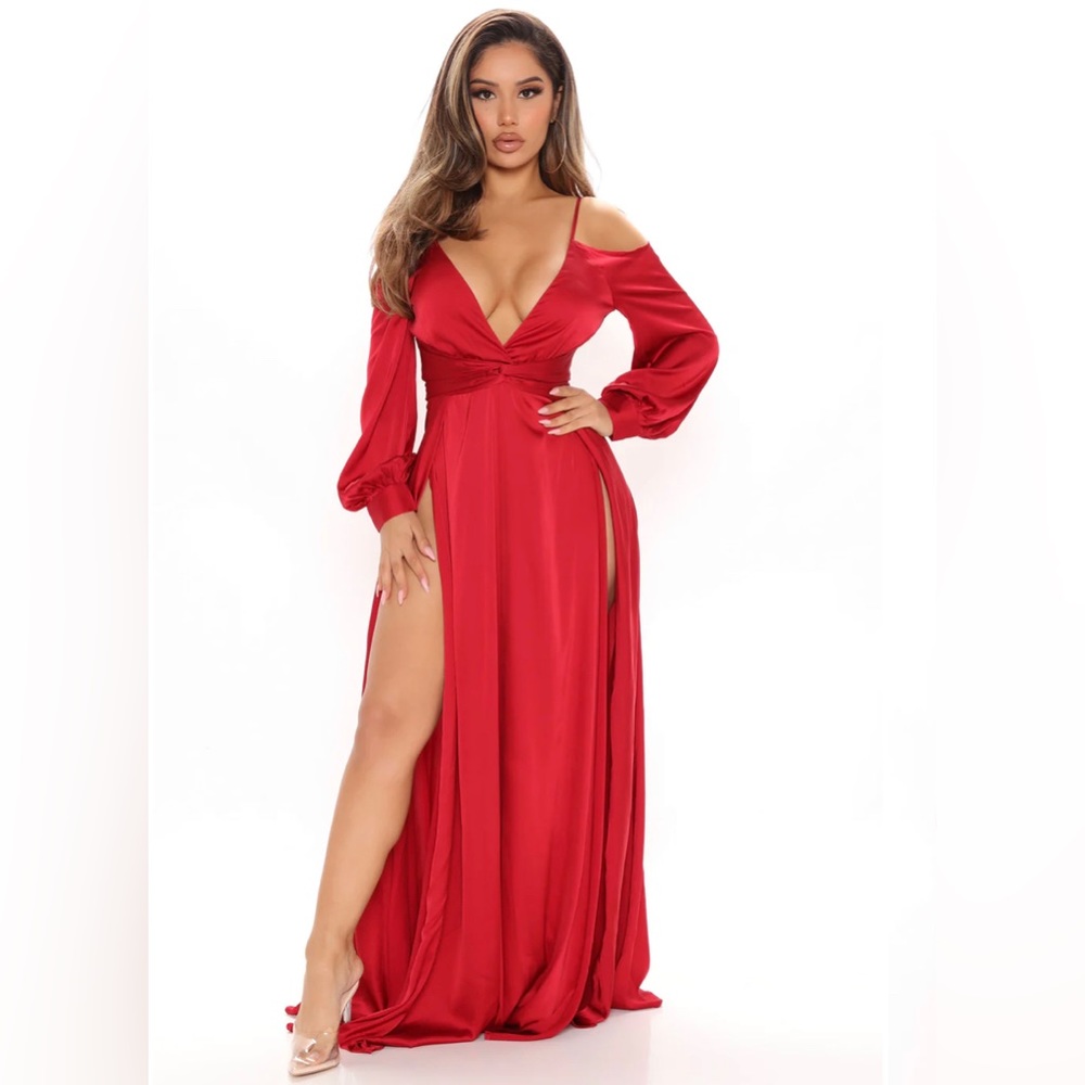 Red Fashionova Dress size small
